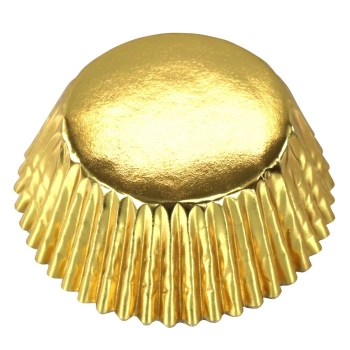 Cupcake Baking Cases - Gold